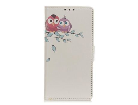 Carcasa PU impresión patrón duas pequenas colorujas por Apple iPhone 12 Max/12 Pro 6.1