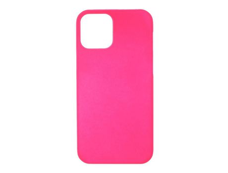 Carcasa TPU engomado rígido rosa por Apple iPhone 12 Max 6.1