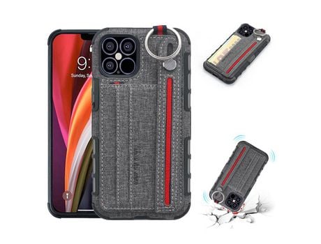 Carcasa TPU pano revestido Gris por Apple iPhone 12 Pro/12 Max 6.1