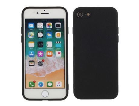 Carcasa silicona color mate pura flexible negro por Apple iPhone 7/8/SE (2nd Gen)