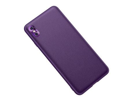 Carcasa TPU combinación de veias de CD con cobertura de cámara roxo por Apple iPhone XR 6.1