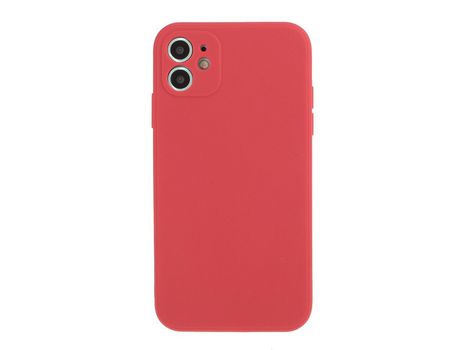 Carcasa TPU color mate pura flexible rojo por Apple iPhone 11 6.1