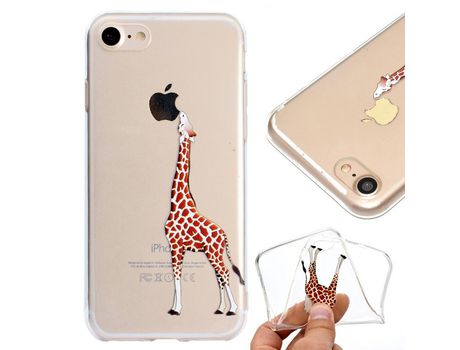 Carcasa TPU impresión patrón clara girafa por Apple iPhone 8 Plus/7 Plus 5.5