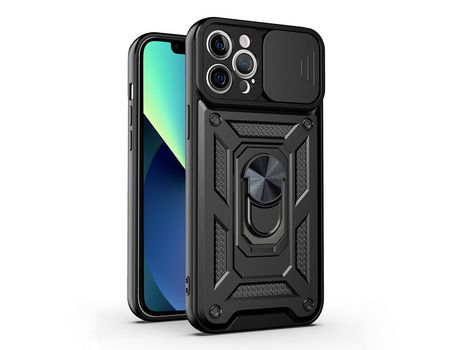 Funda TPU antiqueda con suporte negro por iPhone 13 Pro 6.1