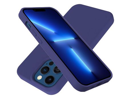 Funda TPU contra imprimir digital azul escuro por iPhone 13 Pro 6.1