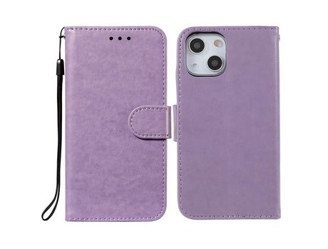 Funda PU magnético púrpura por iPhone 13 mini 5.4