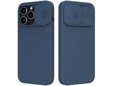 Funda TPU NILLKIN absorción magnética con fundo macio azul por iPhone 13 Pro 6.1