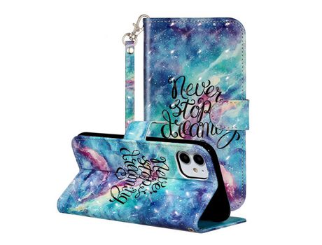 Carcasa PU patrón en relevo de blanqueamiento compunto de luz novo estilo por Apple iPhone 11 6.1