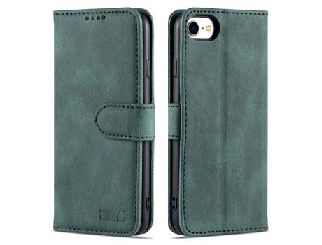 Funda PU + TPU AZNS con suporte verde por iPhone SE (2nd Gen)/8 4.7 /7 4.7