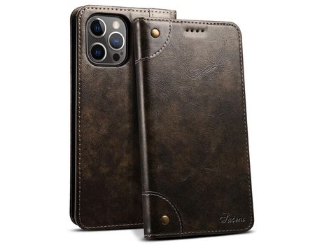 Funda PU autoabsorvível a prueba de choques negro por iPhone 12 Pro/12 6.1