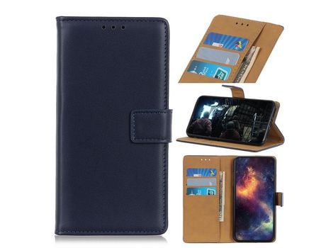 Carcasa PU azul con apoyo por Apple iPhone 5.8 (2019)