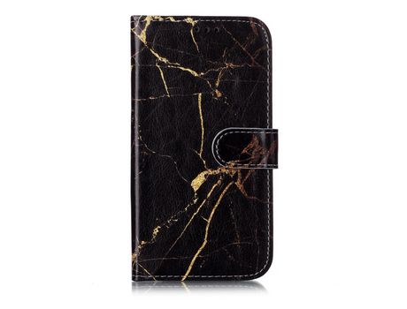 Carcasa PU impresión patrón negro por Apple iPhone XR 6.1 pouces (2019)
