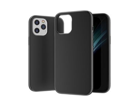 Carcasa TPU anti-impresión digital à prova de respingos negro por Apple iPhone 12 5.4