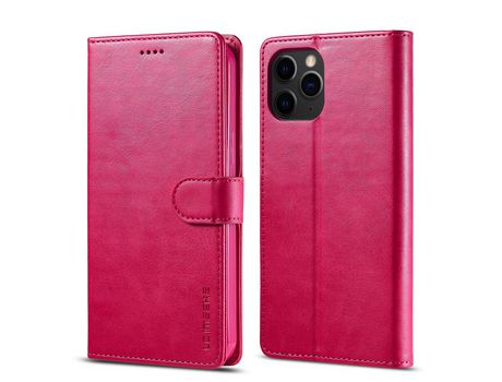 Funda PU + TPU LC.IMEEKE con suporte rojo por iPhone 13 Pro 6.1 )