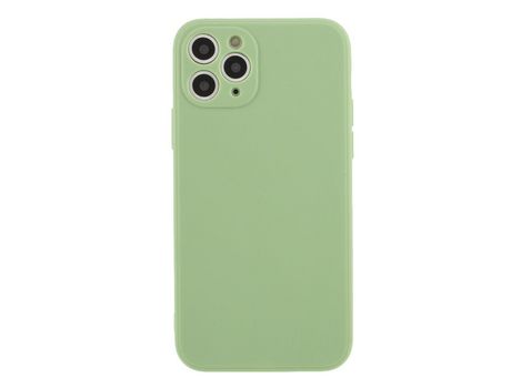 Carcasa silicona piel mate flexible luz verde por Apple iPhone 11 Pro 5.8