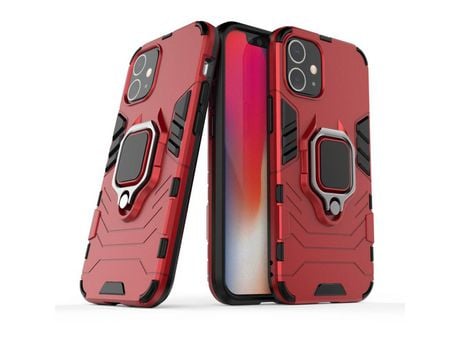 Carcasa TPU legal guarda híbrido con muleta rojo por Apple iPhone 12 Max/12 Pro 6.1