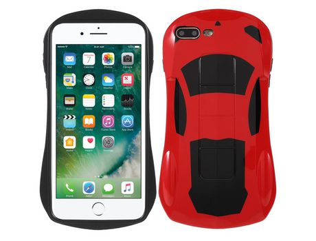 Funda TPU estilo de carro esportivo 3D rojo por iPhone 7 Plus/8 Plus 5.5 inch
