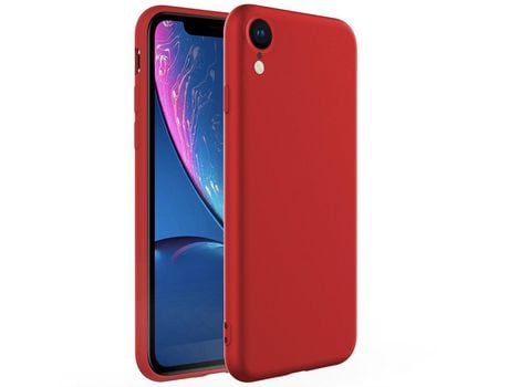 Carcasa silicona anti-queda rojo por Apple iPhone XR