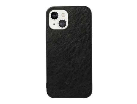 Funda TPU + PU caballo Loco negro por iPhone 13 mini 5.4