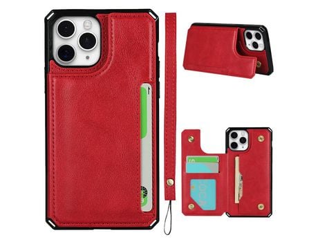 Carcasa TPU botón virado rojo por Apple iPhone 11 Pro Max