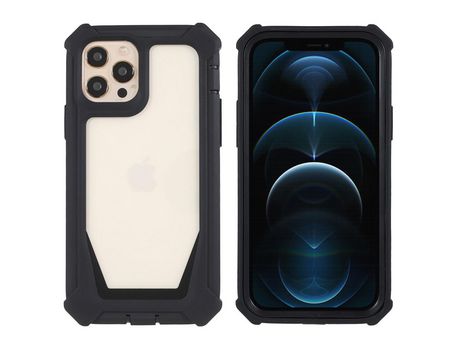 Funda TPU + acrílico 2 en 1 desmontable negro por iPhone 12/12 Pro 6.1
