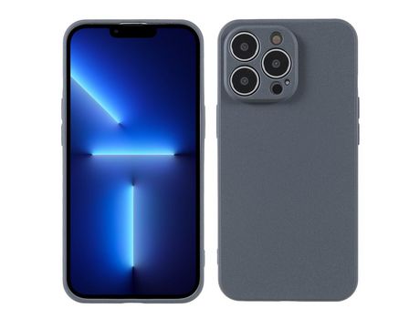 Funda TPU fosco antidesgaste cinza por iPhone 13 Pro Max 6.7
