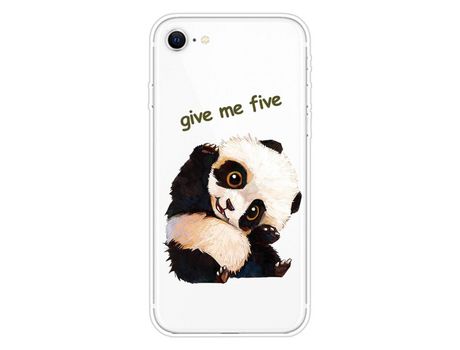 Carcasa TPU impresión patrón bonito flexible panda fofo por Apple iPhone SE (2nd Gen)/7/8