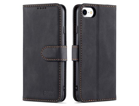 Funda PU + TPU AZNS con suporte negro por iPhone SE (2nd Gen)/8 4.7 /7 4.7