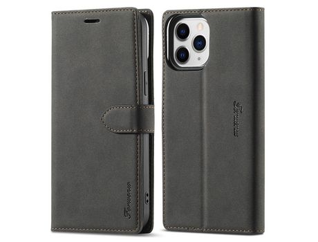Funda PU + TPU trava de queda toque de pele negra por iPhone 13 6.1