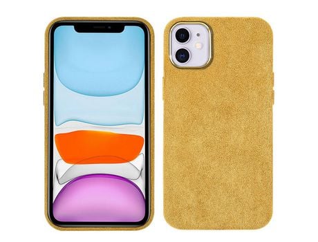 Funda TPU + PU Luz amarillo por iPhone 11 6.1