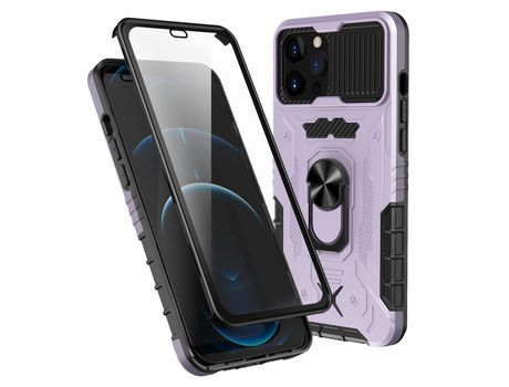 Funda TPU con muleta púrpura claro por iPhone 12 6.1 /12 Pro 6.1