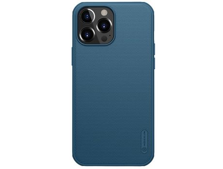 Funda TPU NILLKIN anti-impresión digital híbrida azul a prueba de choques por iPhone 13 Pro Max 6.7