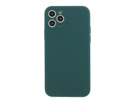 Carcasa silicona piel mate flexible verde oscuro por Apple iPhone 11 Pro 5.8