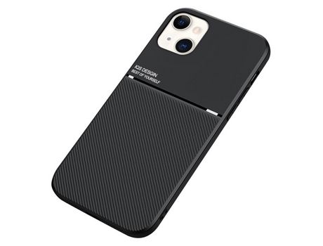Funda TPU + PU recorte preciso negro por iPhone 13 mini 5.4