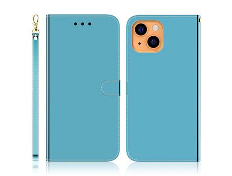 Funda PU + TPU Cerrar magnético azul por iPhone 13 6.1