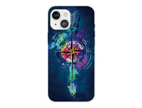 Funda TPU seta del tempo transparente y Anti-lágrimas por iPhone 13 mini 5.4