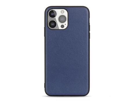 Funda TPU + couro genuino a prueba de choques azul por iPhone 13 Pro 6.1