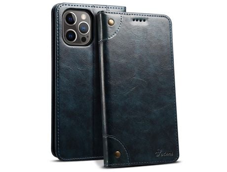 Funda PU autoabsorvível a prueba de choques azul por iPhone 12 Pro/12 6.1