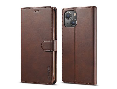 Funda PU + TPU LC.IMEEKE con suporte y porta tarjeta de café por iPhone 13 6.1