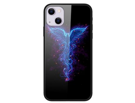 Funda TPU Anti-lágrimas a prueba de choques Fênix azul por iPhone 13 6.1