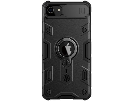 Carcasa TPU armadura camshield negro por Apple iPhone SE (2nd Gen)/8/7