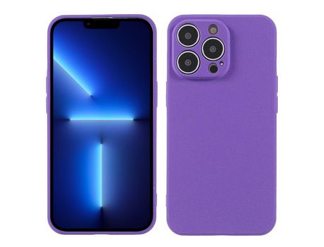 Funda TPU geada de luz roxa por iPhone 13 Pro 6.1