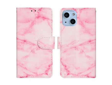 Funda PU + TPU rosa por iPhone 13 mini 5.4
