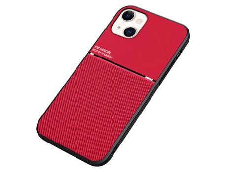 Funda TPU + PU recorte preciso rojo por iPhone 13 mini 5.4