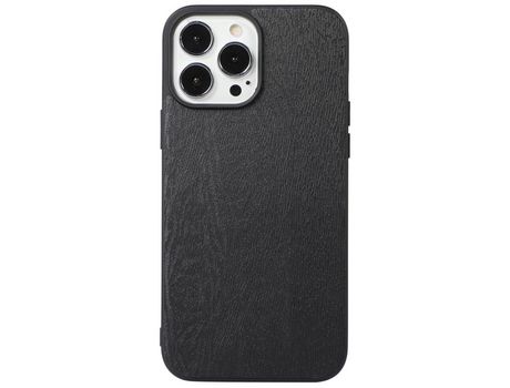 Funda TPU + PU a prueba de choques negro por iPhone 13 Pro 6.1