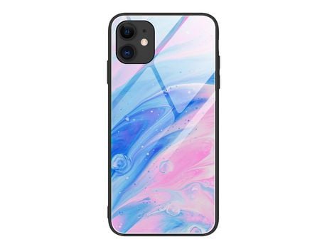 Carcasa TPU combinación de textura de mármol estilo y por Apple iPhone 12 5.4