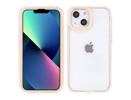 Funda TPU transparente rosa claro por iPhone 13 mini 5.4
