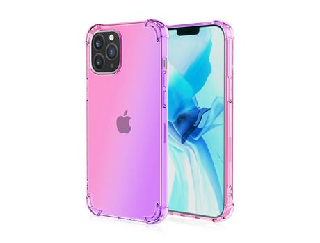 Funda TPU SNEAKY cor gradiente rosa-púrpura por iPhone 12 Pro Max 6.7