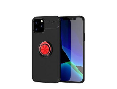 Carcasa TPU con muleta negro/rojo por Apple iPhone 12 Max/Pro 6.1