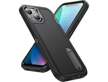 Funda TPU con muleta negro negro por iPhone 13 6.1